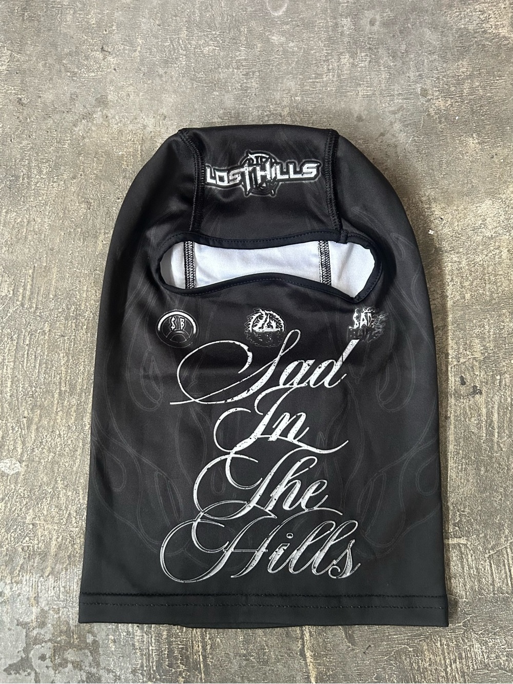 Sadboyz x Lost Hills - Sad in the Hills Black Balaclava Shiesty